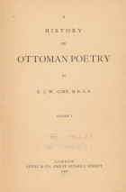 Details for: A history of Ottoman poetry / › ACKU catalog